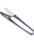 Japanese Short Thread Snips for Sewing – Oxidized Blue Steel 5”