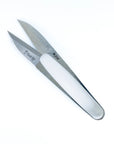 Japanese Short Thread Snips for Sewing – Polished Blue Steel 5”