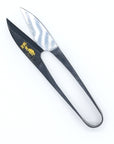 ★"Edo" Style Thread Snips - Oxidized White Super Steel 4"
