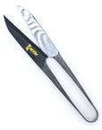 ★ “Kyoto” Style Thread Snips - Oxidized White Super Steel 5”
