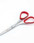 Small 4" Slim Blade Scissors Red- High-carbon Stainless Steel