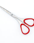 Small 4" Slim Blade Scissors Red- High-carbon Stainless Steel