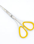 Small 4" Slim Blade Scissors Yellow- High-carbon Stainless Steel