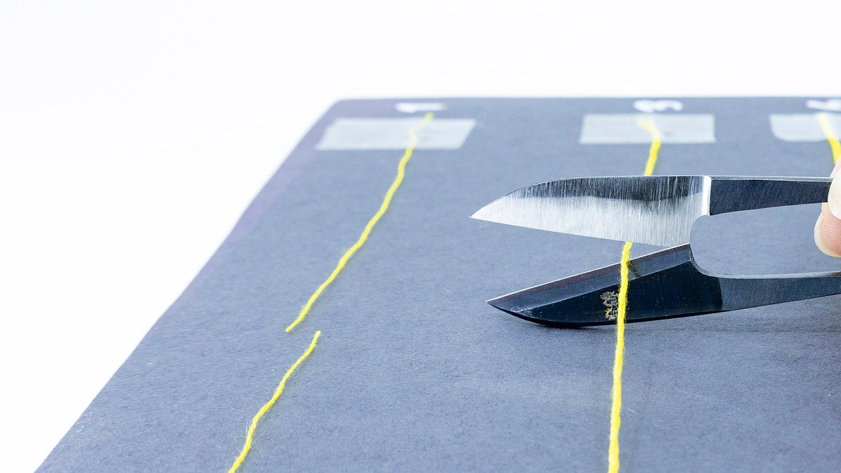 How Cleanly Do Thread Snips and Embroidery Scissors Cut Floss at Mid-Blade?