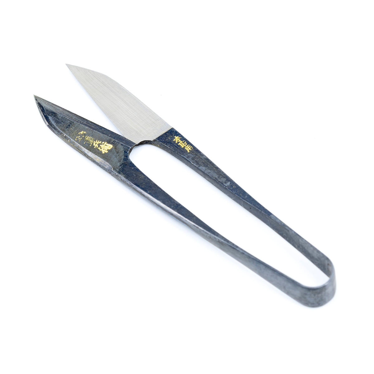 Japanese Short Thread Snips for Sewing – Oxidized Blue Steel 5”