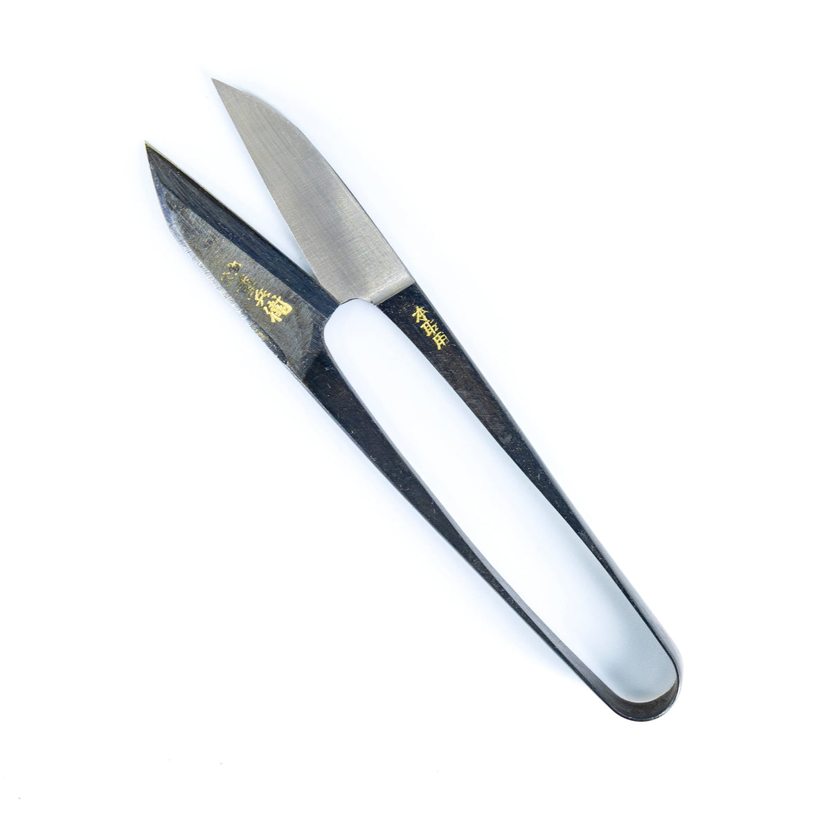 Japanese Short Thread Snips for Sewing – Oxidized Blue Steel 5”